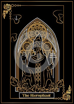 The Hierophant Card