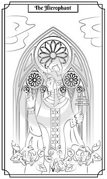 The Hierophant card