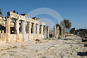 Hieropolis Ruins in Pammukale Turkey photo