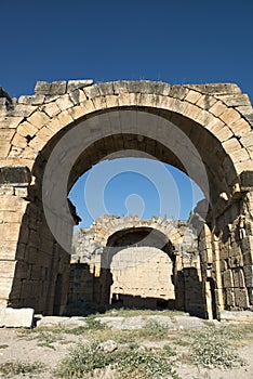 Hieropolis Ruins in Pamukkale Turkey