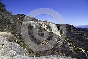 Hierve el Agua is the name of a `petrified waterfall` in the province of Oaxaca, Mexico