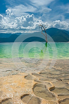 Hierve el Agua, natural rock formations in the Mexican state of