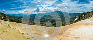 Hierve el Agua, natural rock formations in the Mexican state of Oaxaca