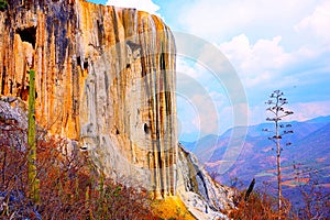 Hierve el Agua, Petrified Waterfall in Oaxaca V photo