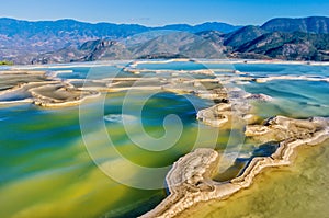 Hierve el Agua in the Central Valleys of Oaxaca. Mexico photo