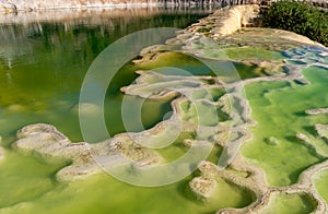 Hierve el Agua, thermal spring in the Central Valleys of Oaxaca, Mexico