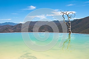 Hierve el Agua, thermal spring, Oaxaca (Mexico)