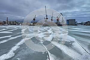 Hietalahti shipyard in Lansisatama in Helsinki.