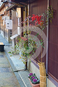 Higashi Chaya District in Kanazawa, Japan