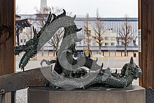 Higashi Hongan-ji Temple Chozuya Dragon