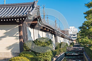 Higashi Hongan-ji Temple. a famous historic site in Kyoto, Japan