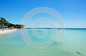 Higgs beach pier, sea, Key West, Keys, Cayo Hueso, Monroe County, island, Florida photo