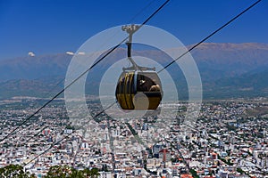 High above Salta city