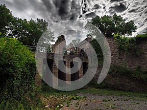 High above Schloss Hardenberg lies a castle of a similar name: Burg Hardenberg, the ruins of a 12th century rock castle.Germany