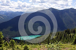 High Above The Wilderness Lake