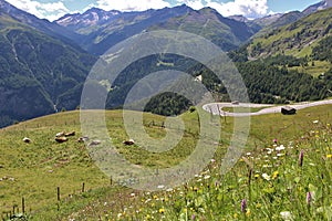High Alpine road of the Grossglockner