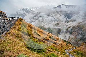 high alpine road to Grossglockner