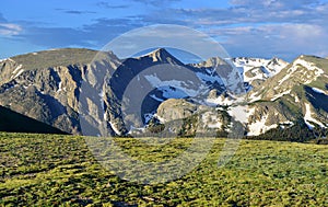 High alpine scenery of the rocky mountains national park, Colorado