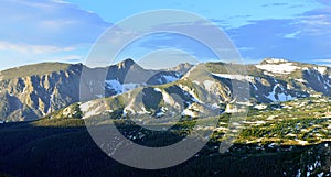 High alpine scenery of the rocky mountains national park, Colorado