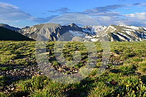 High alpine scenery of the rocky mountains national park, Colorado