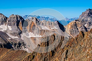 High Altitude Rocky Mountain Peaks