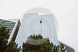 High-altitude work on tall buildings skyscrapers