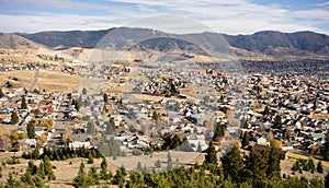 High Angle Overlook Walkerville Butte Montana Downtown United St