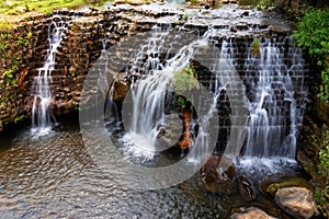 High-angle shot of Geddai Waterfalls, Kundah, Nilgiris