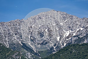 Vysoký uhol záberu hory Zádiel Zádiel Slovensko