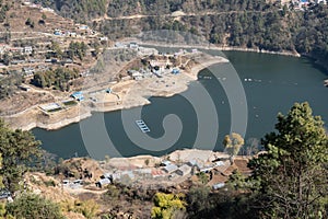 High Angle view of Kulekhani Lake