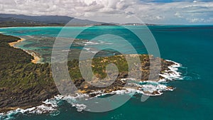 High angle view of Las Cabezas Chiquitas in Fajardo Puerto Rico