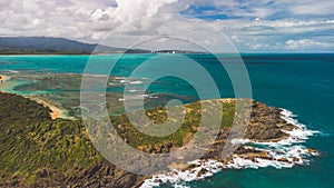 High angle view of Las Cabezas Chiquitas in Fajardo Puerto Rico