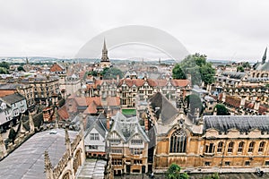 High angle view of Oxford