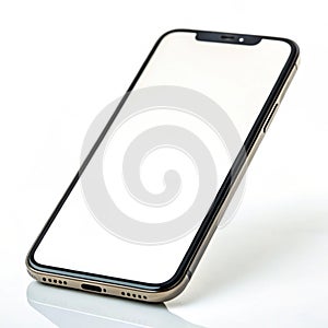 High Angle View of Road Isolated on White Background