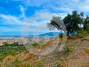 High Angle View of Teatinos Neighborhood in Malaga photo