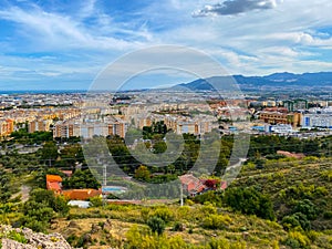 High Angle View of Teatinos Neighborhood in Malaga photo