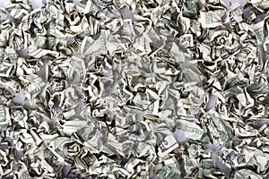 Crimped Cash Background