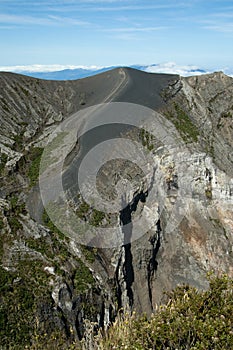 High angle view of a volcano, Irazu