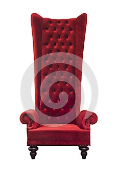 High backrest armchair