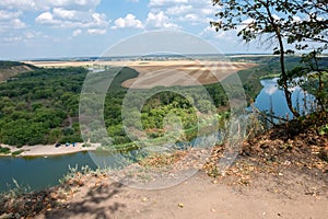 High bank over the river Don