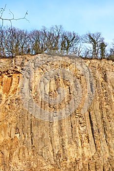 Basalt wall