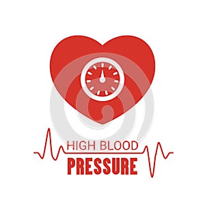 High blood pressure icon