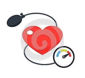 High blood pressure icon.