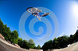 High BMX jump