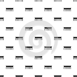 High bridge pattern, simple style