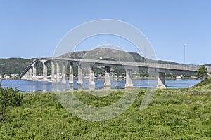 High bridge at Sortland, Norway