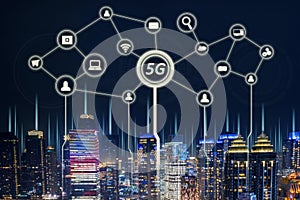 High buildings with 5G network systems