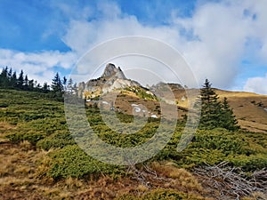 High carpatian mountain landskape photo
