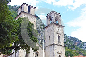 High chapel in old town Kotor, Montenegro