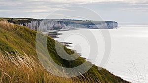 High cliffs. Normady, France